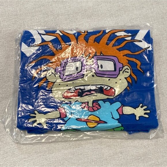 Nickelodeon Rugrats Chuckie Finster T Shirt We're Doomed Blue Large Unisex - Picture 6 of 7
